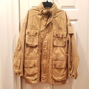 Orvis Men's Khaki Field Jacket Vintage